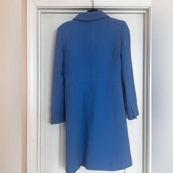J. Crew Vibrant Blue Coat Lady Day - Picture 2 of 7